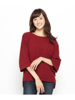 ビッグスリーブ前後アシメプルオーバー/グレー(012)