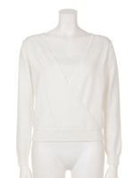 カシュクールニットキャミＳＥＴ/ホワイト