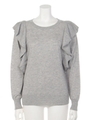 クルーネックセーター/GREY MID