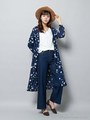 デニムワイドパンツ/インディゴ