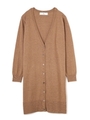 ロングニットカーディガン/ベージュ(040)