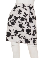 単色フラワータイトスカート/ダスティ