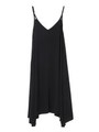 イレギュラーヘムキャミワンピース/ブラック