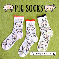 ぶたさんの シースルーソックス