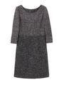 ニットドッキングツイード　ワンピース/ブラック(010)