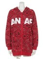 【ANAP】ANAPロゴペイズリー柄パーカー/RD