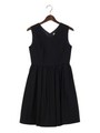 JPCL Vネック フィット＆フレア ワンピース/Navy