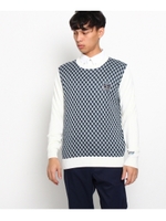 ジオメトリッククルーニット/ライトグレー(911)