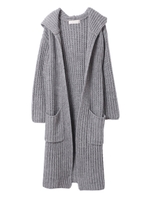 フードロングトッパー/ライトグレー