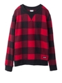 BUFFALO PLAID TOP/ブラック