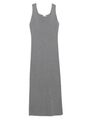 リブニットワンピース/GRY
