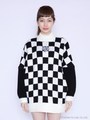 checker big knit dress/PINK×PINK