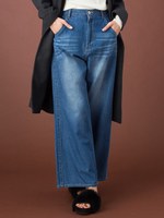 【Shelly island】デニムパンツ/ネイビー