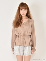 ジャガードタックショートパンツ/グレー