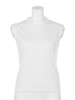 プチハイネックノースリーブカットソー/オフホワイト