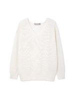 《BLANCHIC》CHARMVネックニット/グレー(021)