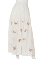 CAT CAT CAT LONG SKIRT/IVORY