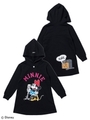 MINNIE/SWEAT HOODIE DRESS SINGING (12M〜3T)/アッシュ