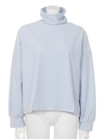 【BED&BREAKFAST】STRETCH VELOUR High neck/NAVY