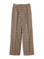 グレンチェックパンツ/グレー(020)