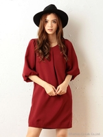 コクーンワンピース/ブラック