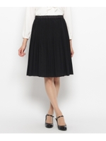 ジョーゼットプリーツスカート/ネイビー(093)