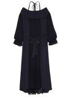 デシン×シフォンワンピース/BRICK