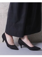 ポインテッドパンプス/ブラック