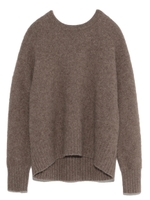 ヤクカシミヤ混ニット/GRY