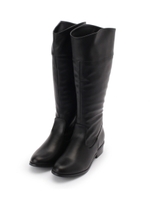 シンプルジョッキーブーツ/ダークブラウン(043)