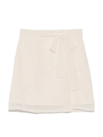 リトルフラワーフロッキーミニスカート/OWHT