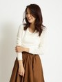 クルーネックベーシックニット/OFFWHITE