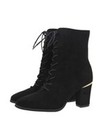 レースアップショートブーツ/BL/S