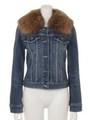 2WAYラクーンファーDENIM JK/BLU
