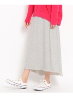 AMERICANA テールカット裏毛スカート/チャコールグレー(014)