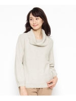 オフタートルネックニットプルオーバー/ピンク(072)