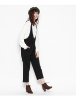 クロスサロペット/カーキ(027)