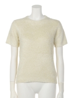 グリッターknit TOP/WHT