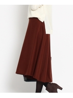 フラノフレアスカート/キャメル(641)