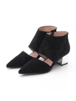 (ROSE BUD(P.C.Q SHOES))B502-20 SUEDE BOOTIE/BLACK MID