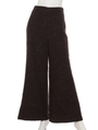 [GREED]WOOL STRIPE Flared Pants/BROWN