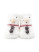 ‘ベビモコ’スノーマンbabyソックス/OWHT