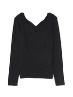 アンジェリーナVネックニット/ベージュ(041)