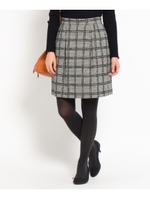 千鳥ウィンドペンスカート/ダークグリーン(223)