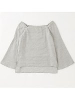 イタリアヒヴィスコースオフショルダーTOP/IVORY