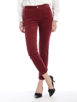 コーデュロイストレートパンツ/ベージュ