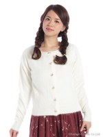 リボンカーディガン/クロ