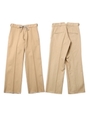 DRAWSTRING CHINO/カーキ