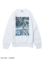 【X-girl×楳図かずお】MY NAME IS SHINGO SWEAT TOP/ホワイト