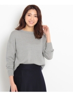 [L]スヌード付ホールガーメントニット/ホワイト系(002)